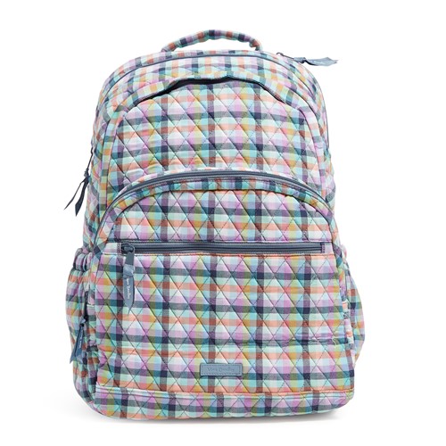 Essential Large Backpack Gingham Plaid